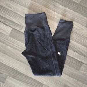 Alo Yoga High-Waist Leggings – Dark Heather Gray, Size Small